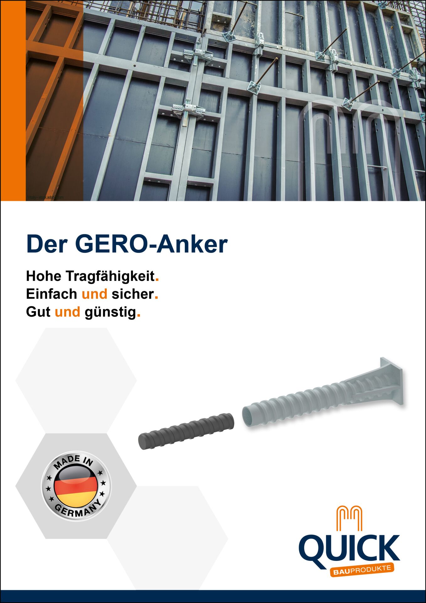 Titelseite der Broschüre Quick-GeroAnker